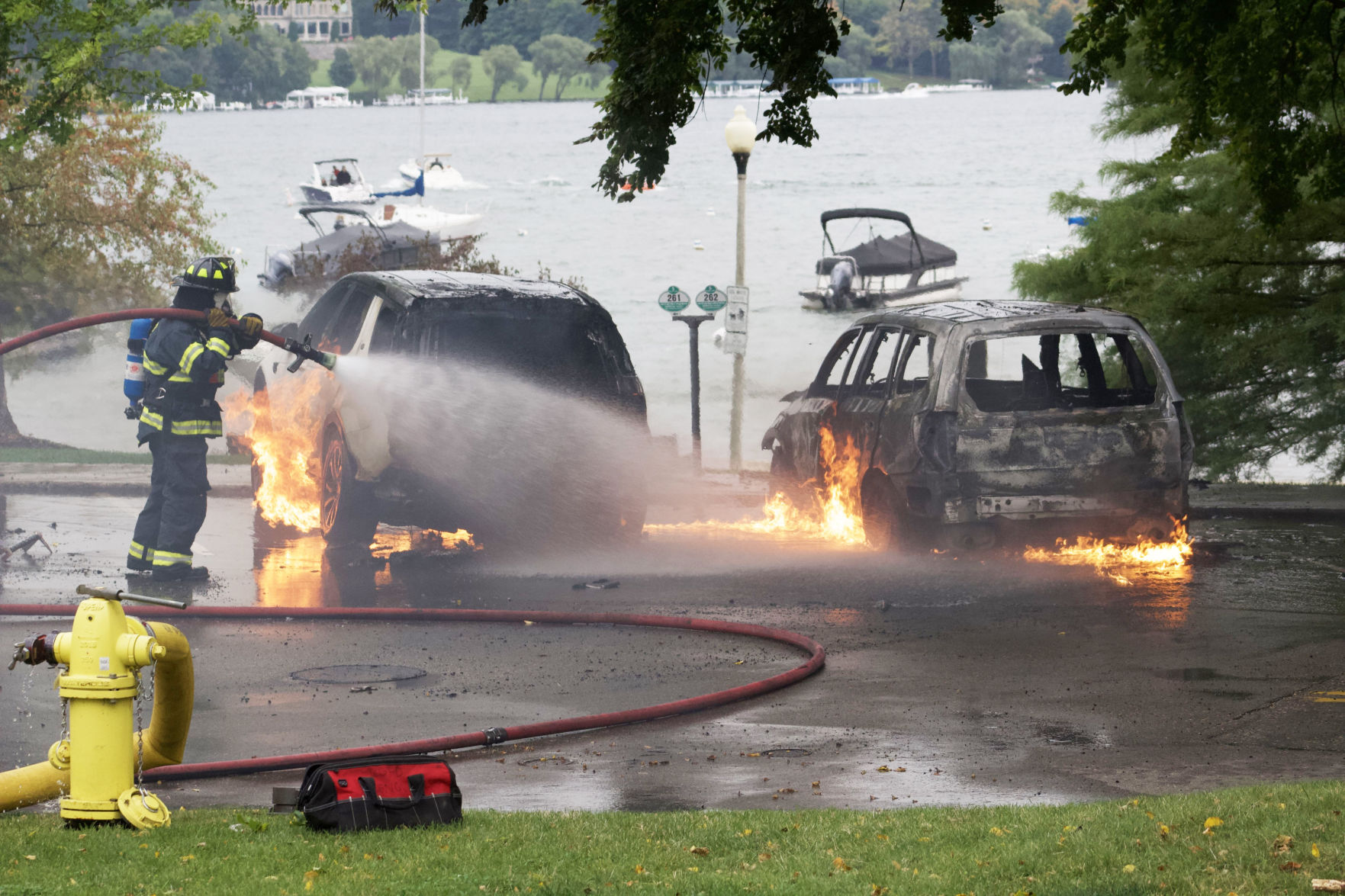 Lake Geneva car fires - 5